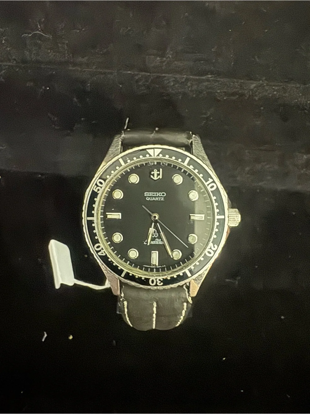 Seiko wristwatch black